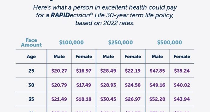 Term Life Insurance Rates